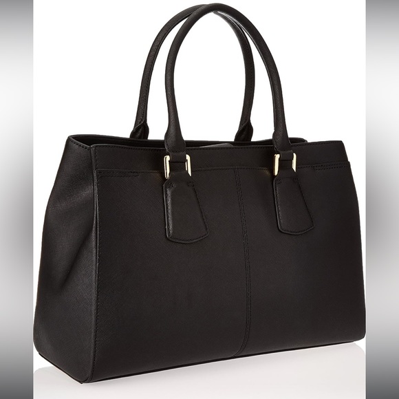 NWOT Calvin Klein Gold Studded Leather Tote - Picture 3 of 13